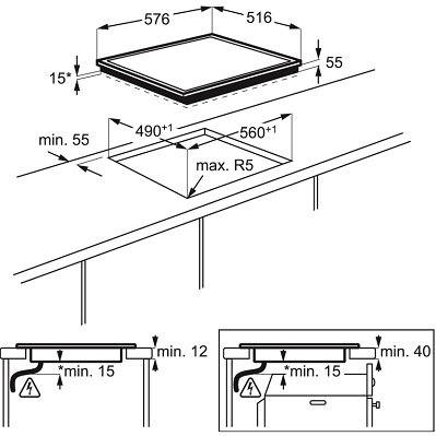 ������ ��������� AEG HK654400XB