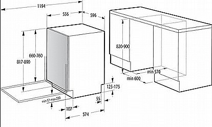 ���� ���� Gorenje GV672C60 �������