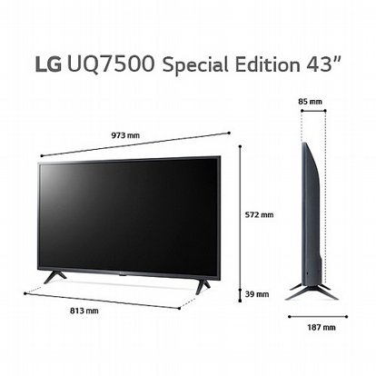 �������� LG 43UQ75006LG 4K �43 ������