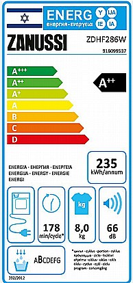 ����� ����� 8 �"� Zanussi ZDHF286W HEAT PUMP| ����� �����