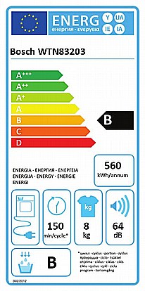 ����� ����� ��� 8 ���� �������� Bosch WTN83203 ��� 2024