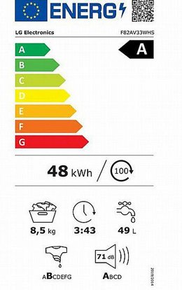 ����� ����� ��� ����� 8.5 ��"� LG F82AV33WHS ���� ������ 2024