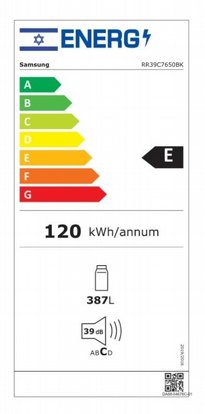 ���� ��� ����� 387 ���� Samsung ���  RR39C7650BK ����� ������