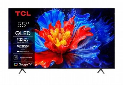 �������� ���� 55 ���� TCL ��� 4K QLED 144Hz GOOGLE TV 55P8K ���� ����