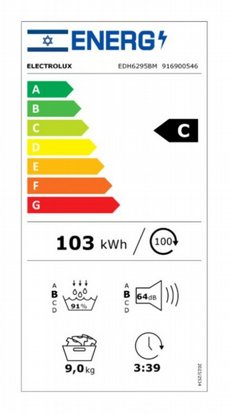  ����� ����� 9 �"� Electrolux ��� HeatPump EDH6295BM ����� ������