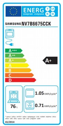 ���� ���� �������� 60 �"� Samsung NV7B6675CCK Series 6 ����� ������