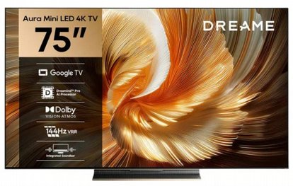 �������� 75" Dreame ��� Aura Mini LED 4K TV �S100 ��� 2026 ���� ����