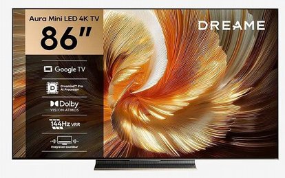 �������� 86" Dreame ��� Aura Mini LED 4K TV �S100 ��� 2026 ���� ����
