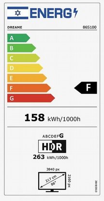 �������� 86" Dreame ��� Aura Mini LED 4K TV �S100 ��� 2026 ����� ����� ������